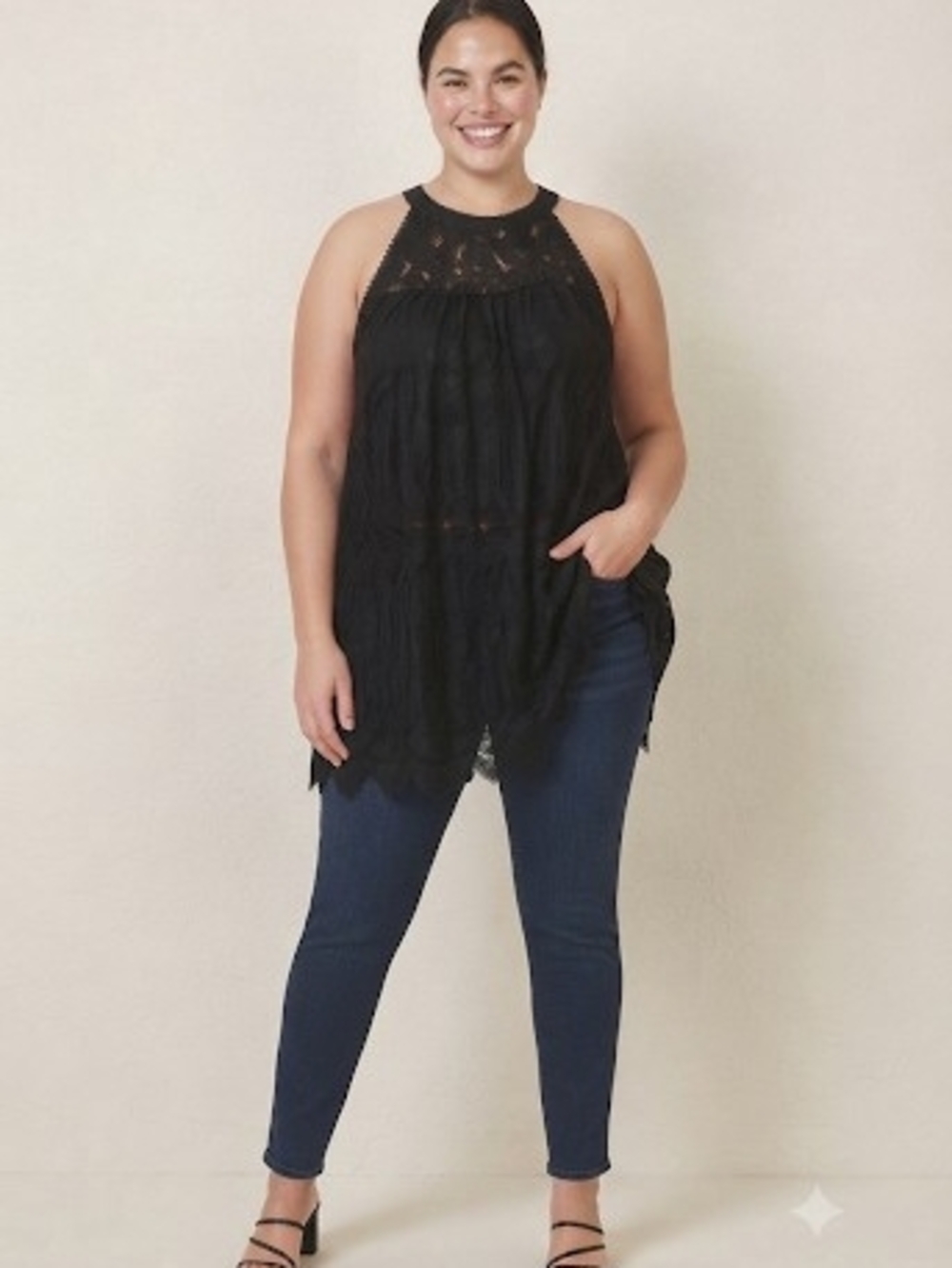 Black Lace Top